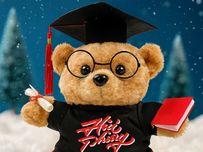 Gửi Lời Chúc An Lành Mùa Noel Với Gấu Bông Thương Hiệu In Logo Theo Yêu Cầu